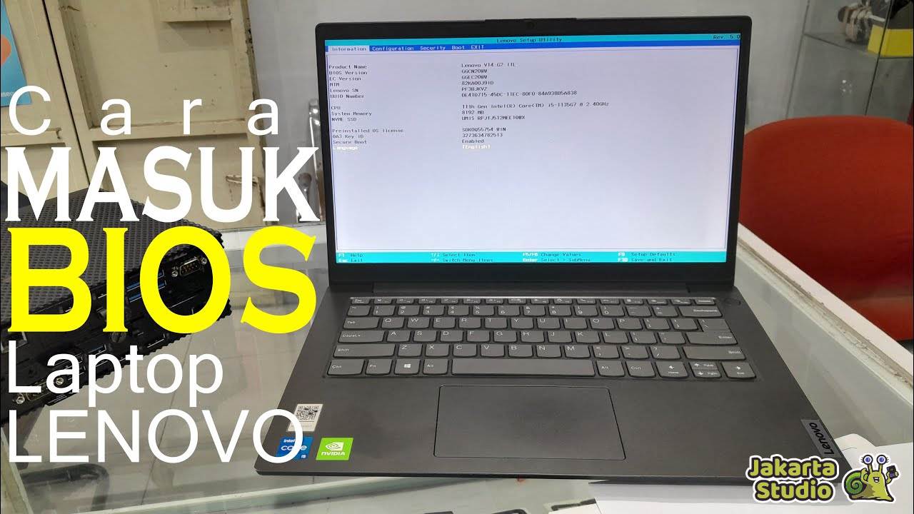 Cara Masuk BIOS Laptop Lenovo