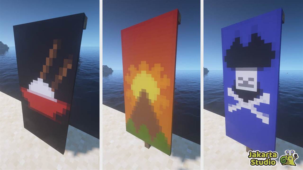 Cara Membuat Banner Minecraft 