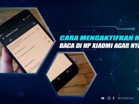 Cara Mengaktifkan Mode Baca xiaomi