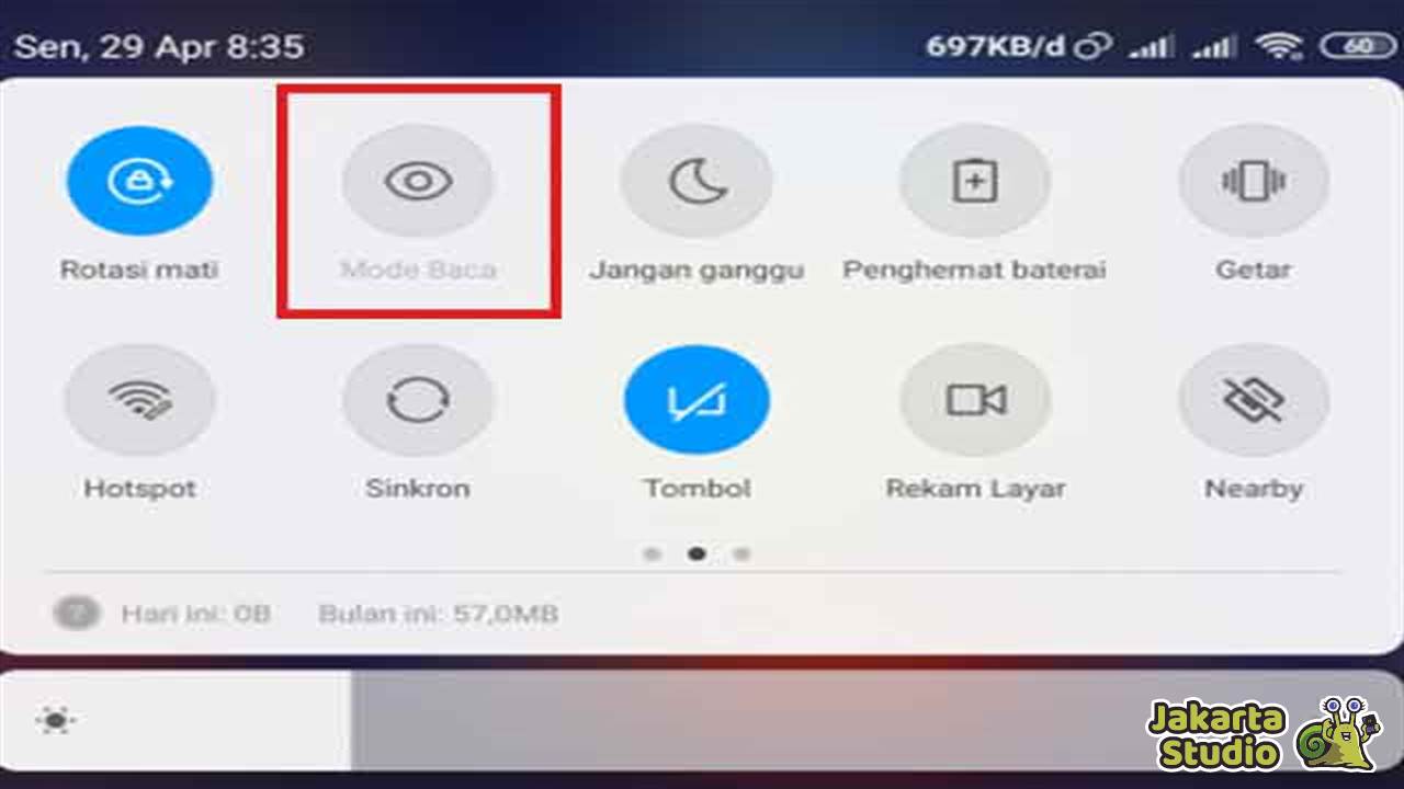 Cara Mengaktifkan Mode Baca xiaomi