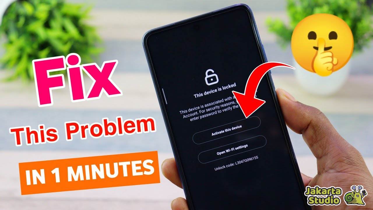 Cara Mengatasi This Device is Locked 