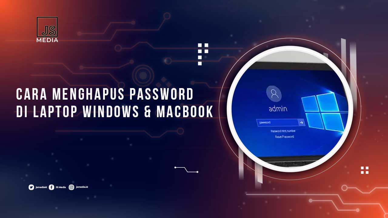 Cara Menghapus Password Laptop