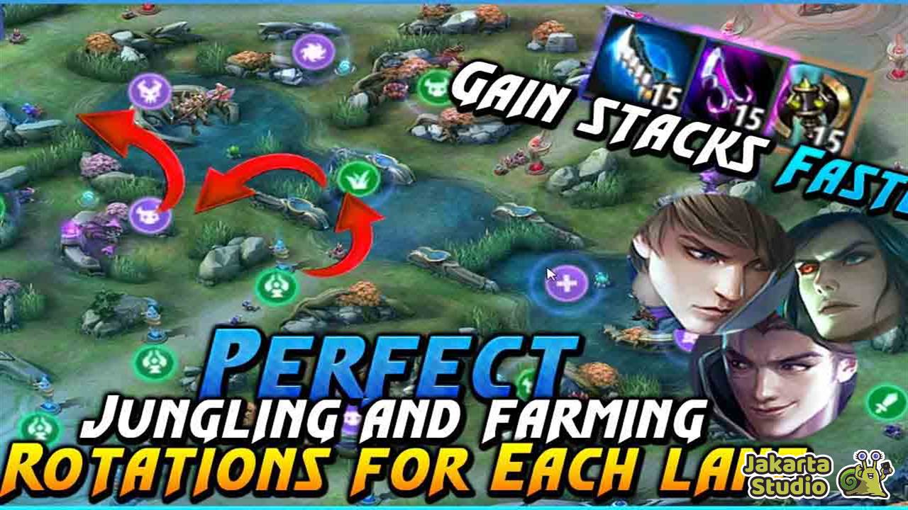 Cara Rotasi Jungler yang Baik