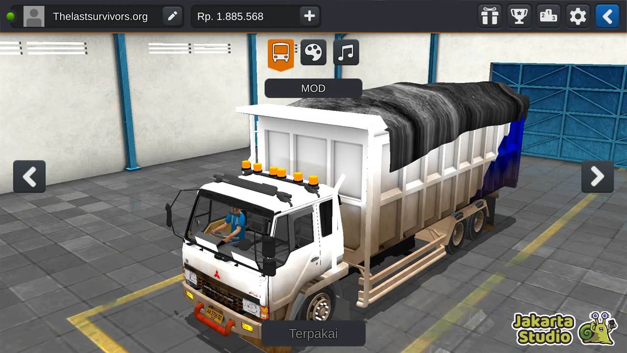 Download Mod Truk Muatan Batubara BUSSID