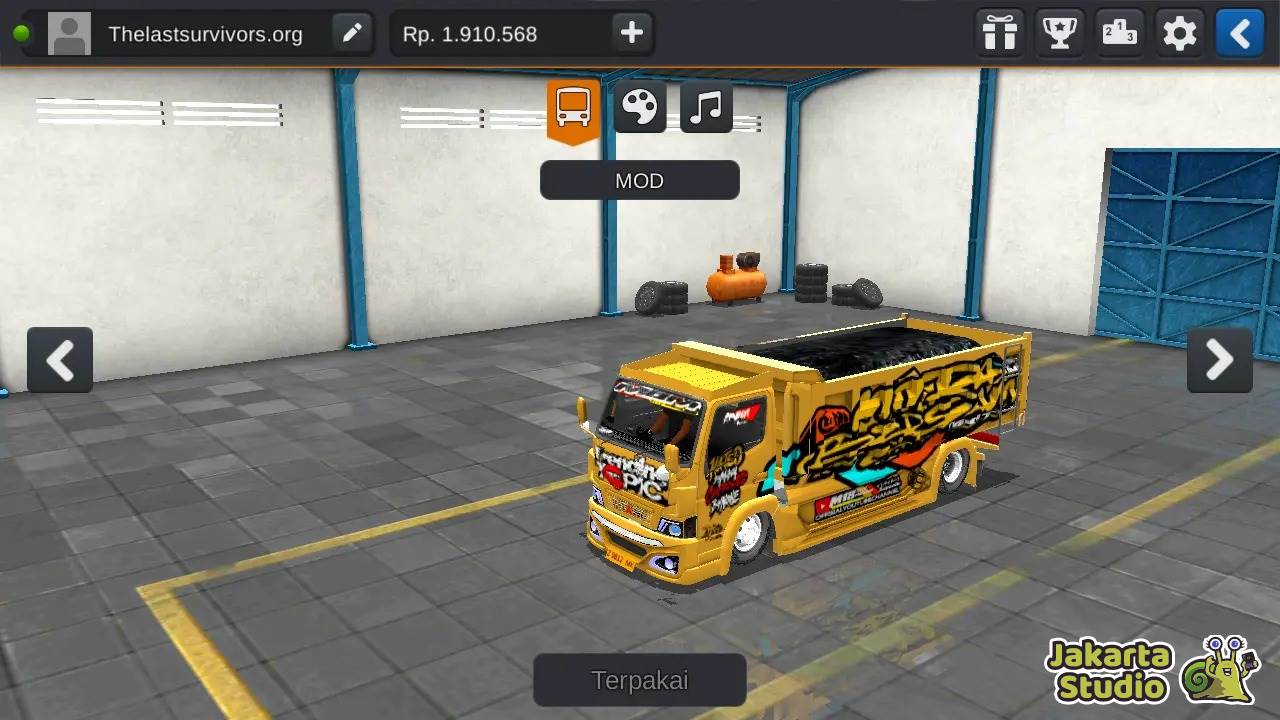 Download Mod Truk Muatan Batubara BUSSID