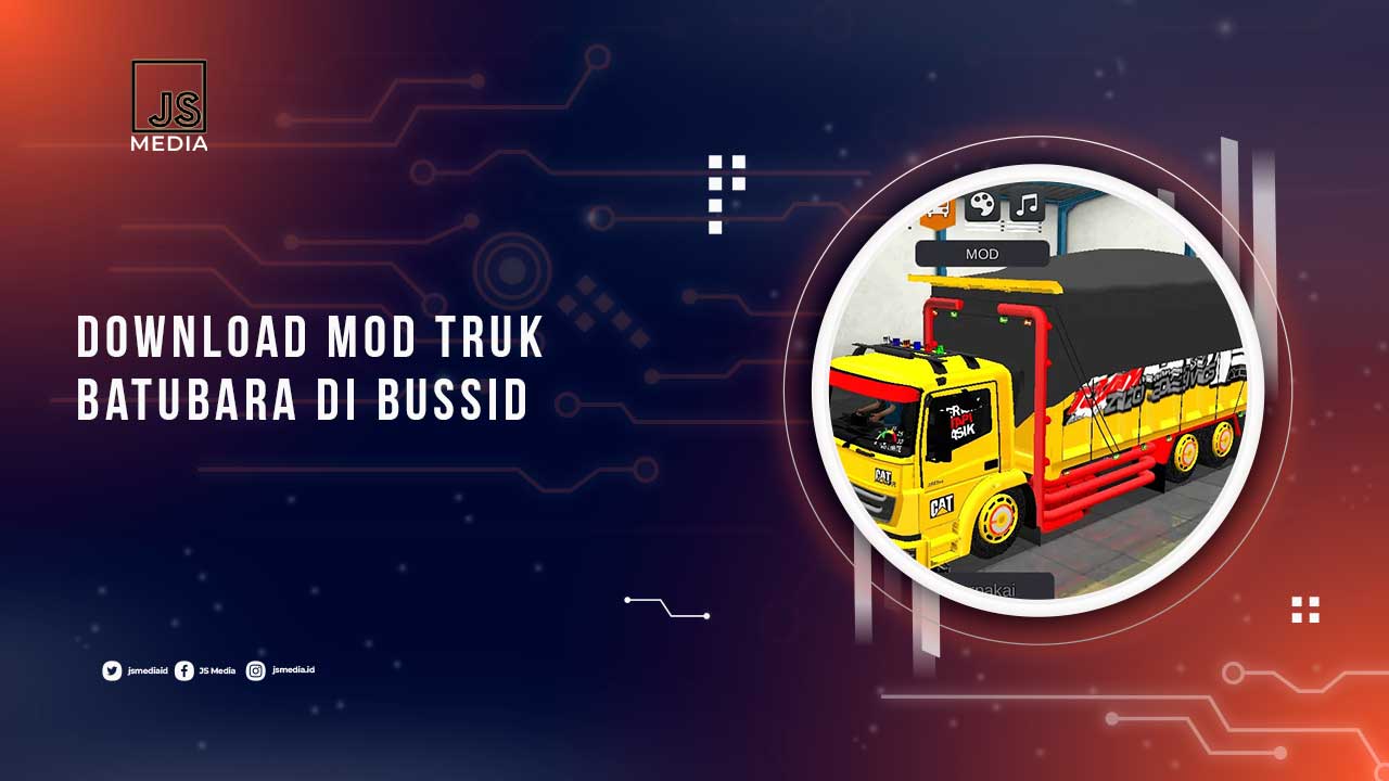 Download Mod Truk Muatan Batubara BUSSID