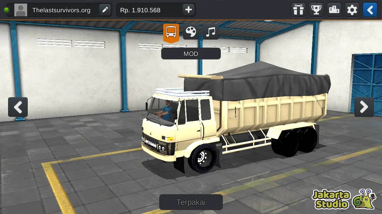 Download Mod Truk Muatan Batubara BUSSID