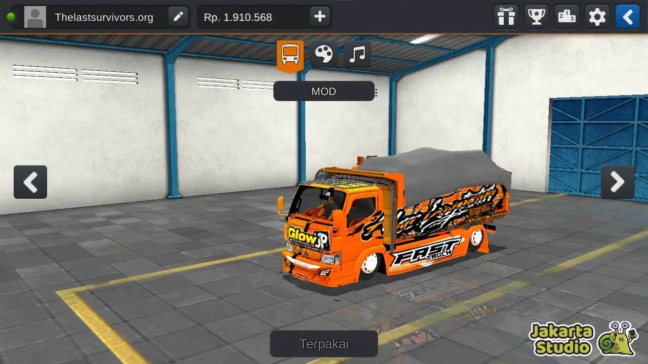 Download Mod Truk Muatan Batubara BUSSID