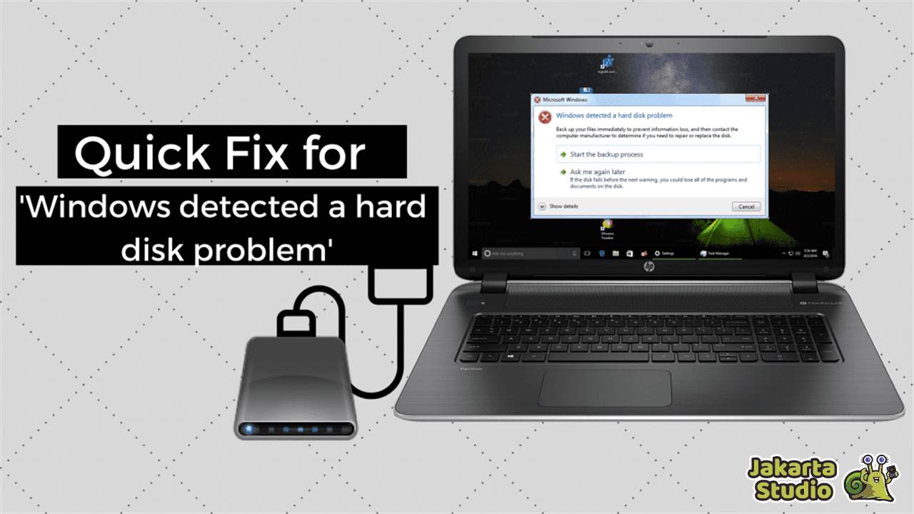 Solusi Windows Detected a Hard Disk Problem