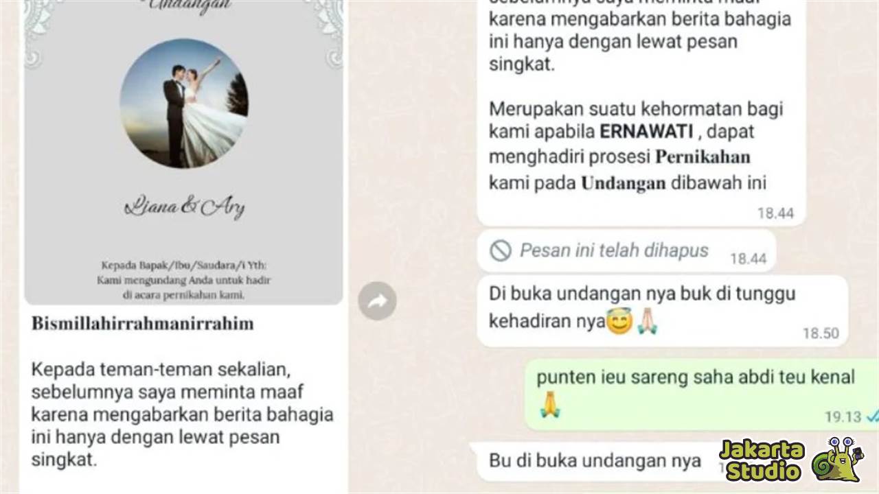 Cara Hapus Aplikasi Undangan Pernikahan APK