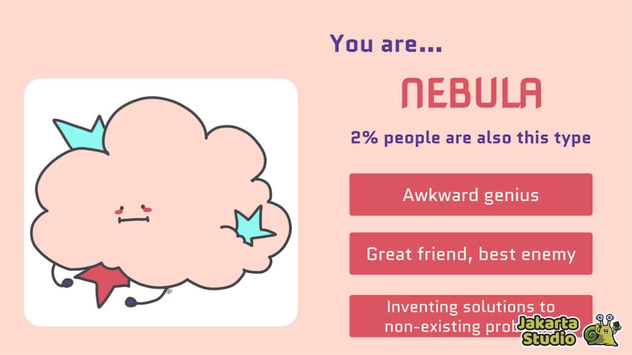 Cara Ikut Cosmos Personality Quiz 