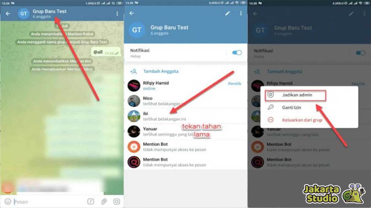 Cara Mengganti Owner Grup Telegram