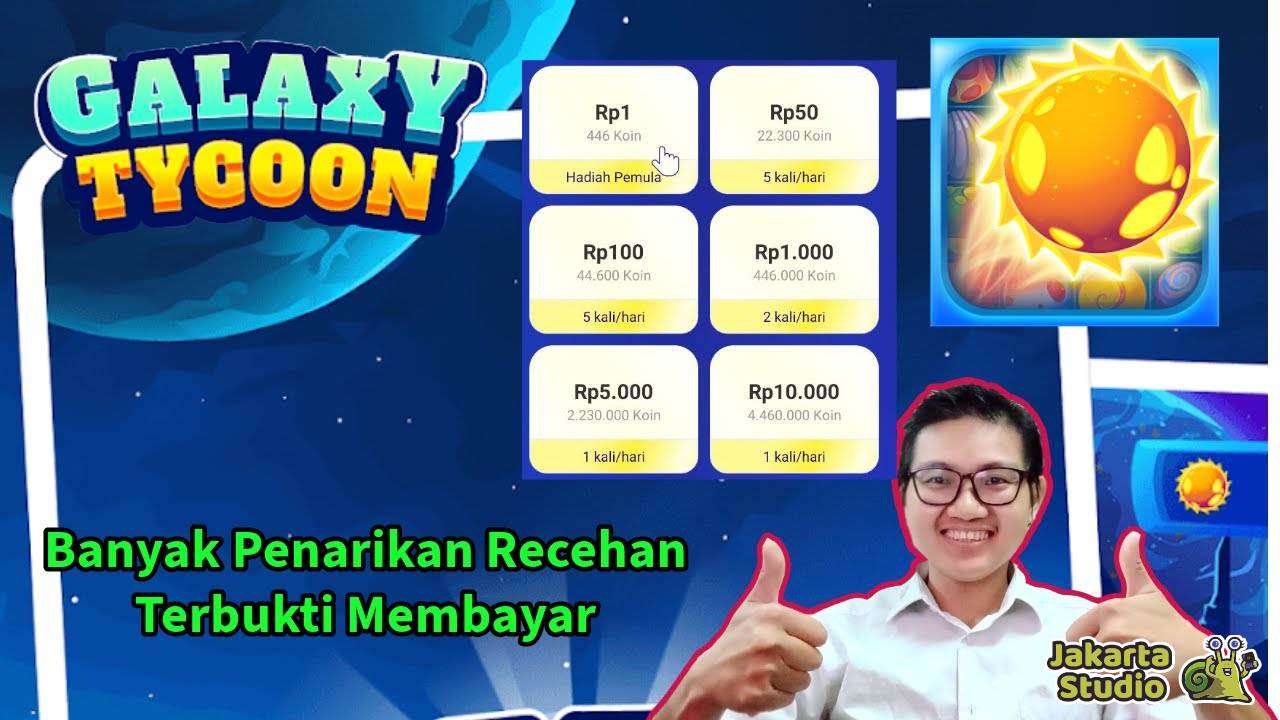 Galaxy Tycoon Aplikasi Penghasil Uang