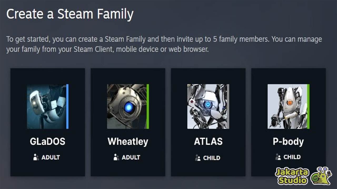 Mengenal Fitur Steam Families