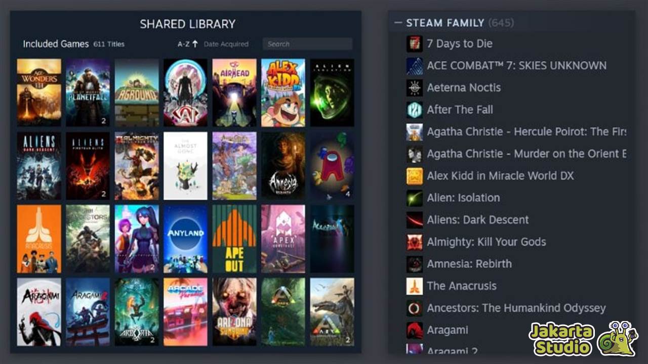 Mengenal Fitur Steam Families