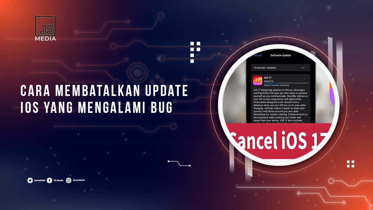 Cara Membatalkan Update iOS