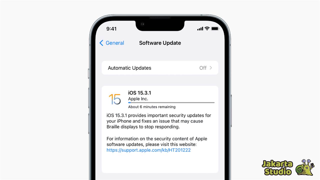 Cara Membatalkan Update iOS