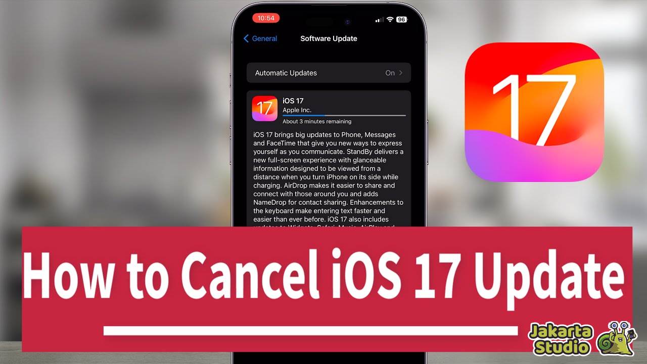 Cara Membatalkan Update iOS