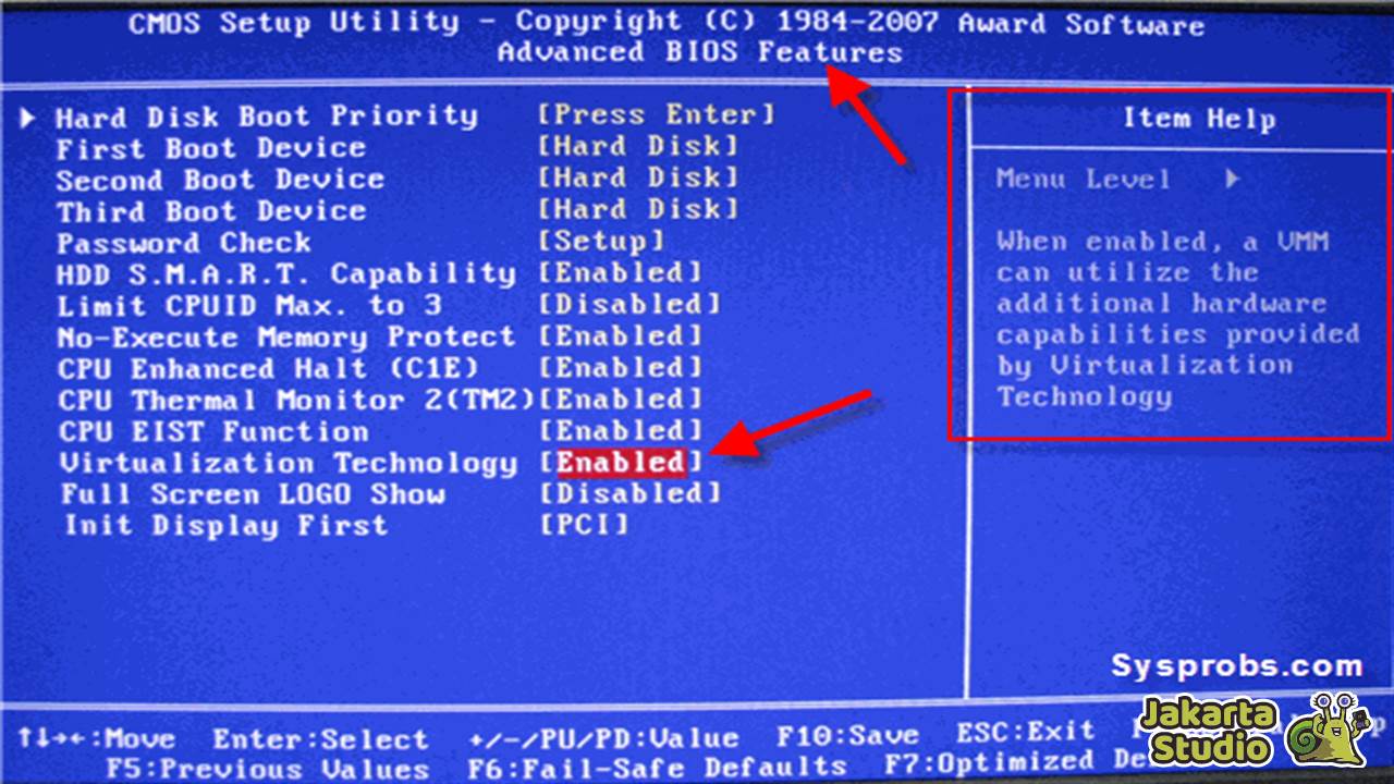 Cara Mengaktifkan Virtualization Technology