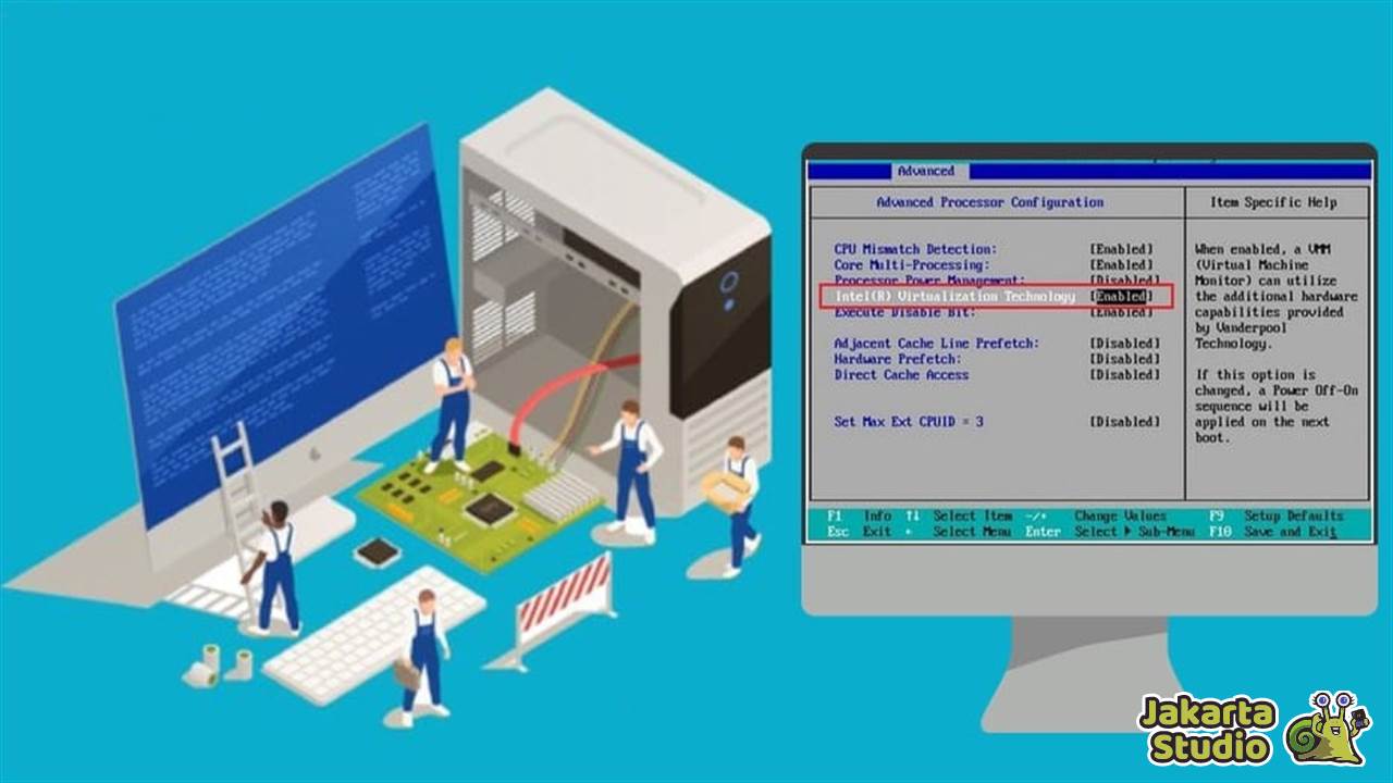 Cara Mengaktifkan Virtualization Technology