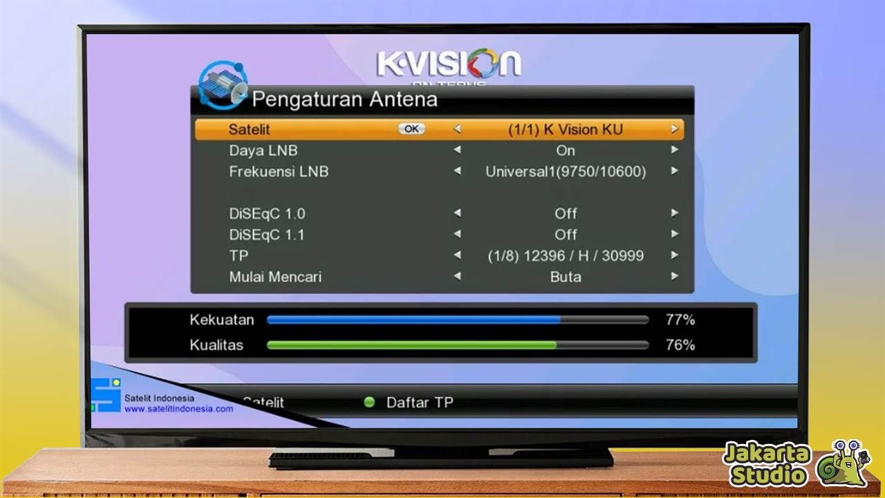 Frekuensi K-Vision KU Band Terbaru 2024 Lengkap