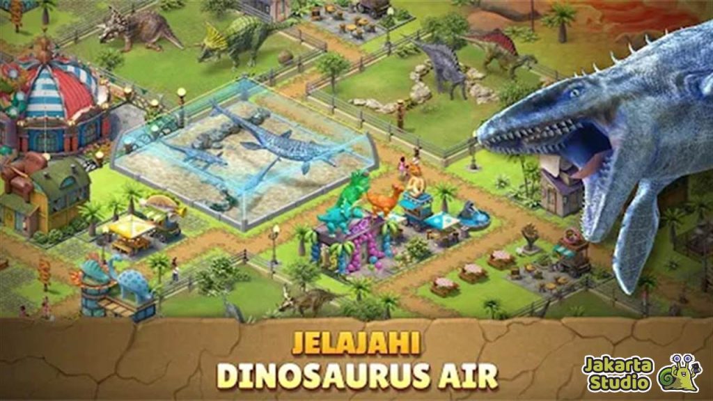 Game Dinosaurus di HP Android