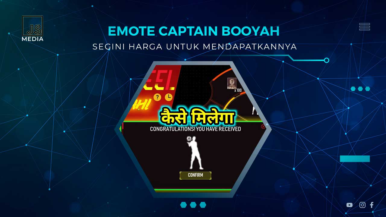 Harga Emote Captain Booyah FF