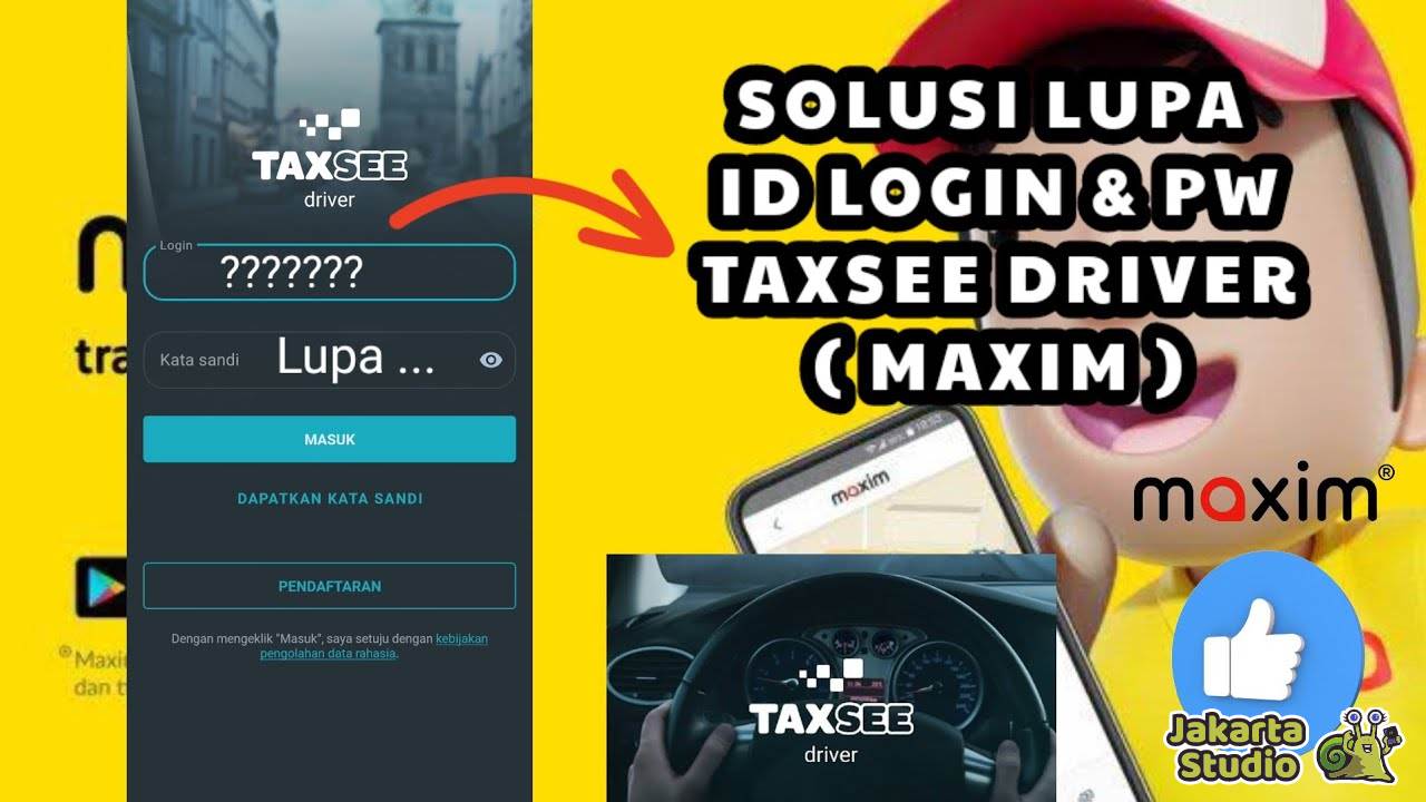 Solusi Akun Maxim Lupa ID