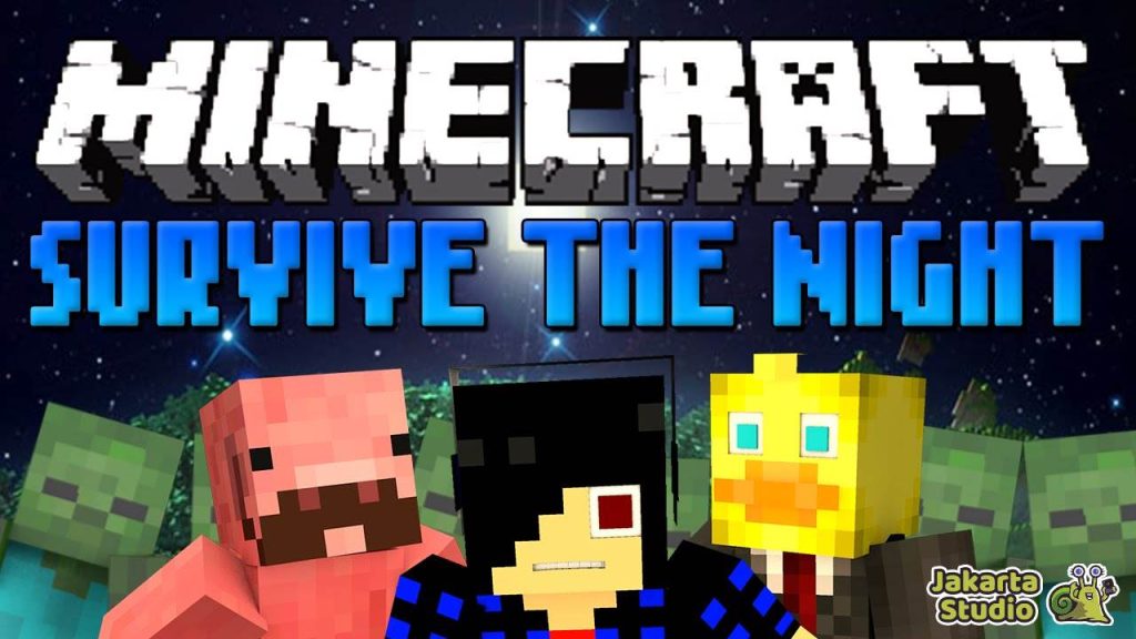 Cara Bertahan Saat Malam Hari di Minecraft