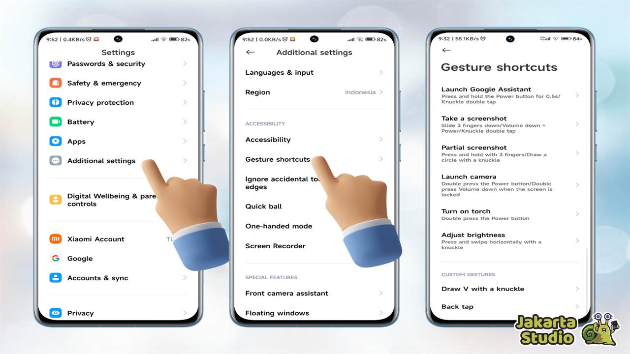 Cara Mengaktifkan Gesture Mode Xiaomi