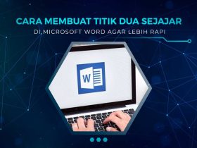Cara Membuat Titik Dua Sejajar