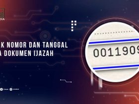 Letak Nomor dan Tanggal Ijazah