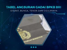 Tabel Angsuran Gadai BPKB Motor di Bank BRI