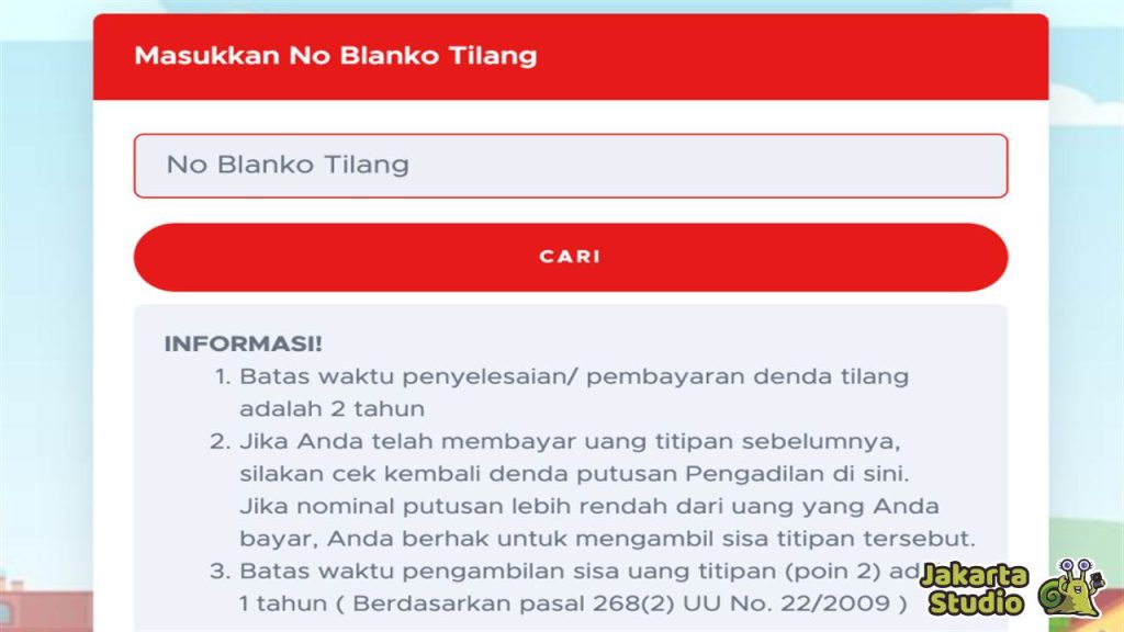 Cara Cek ETLE Online