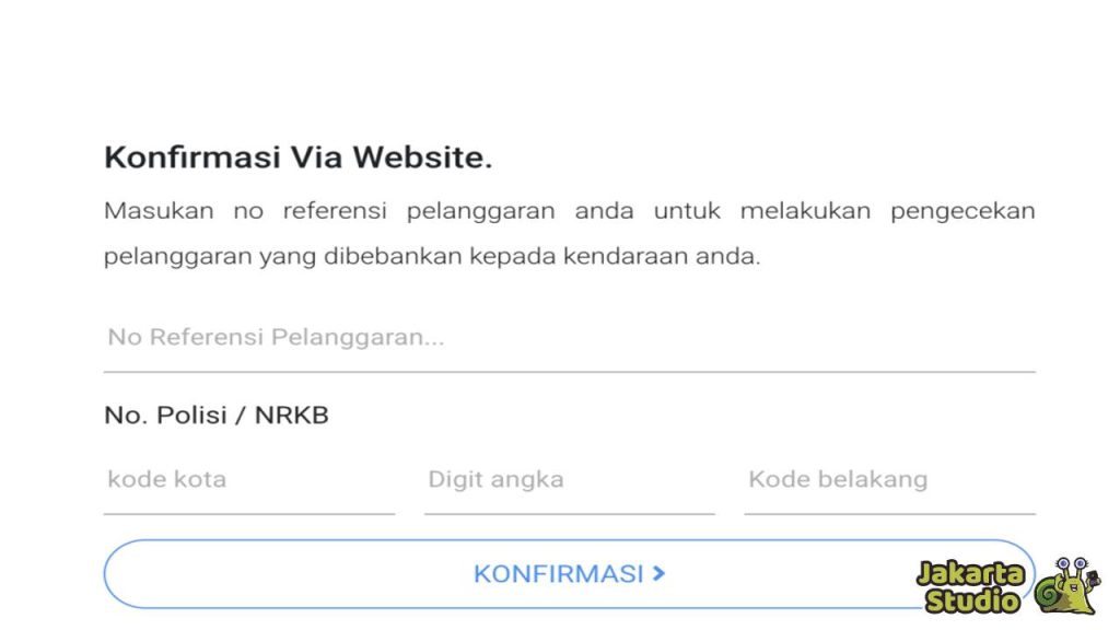 Cara Cek ETLE Online