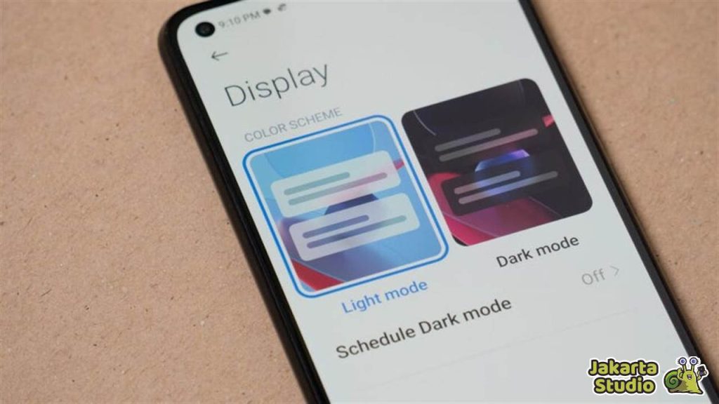Fungsi Dark Mode di HP