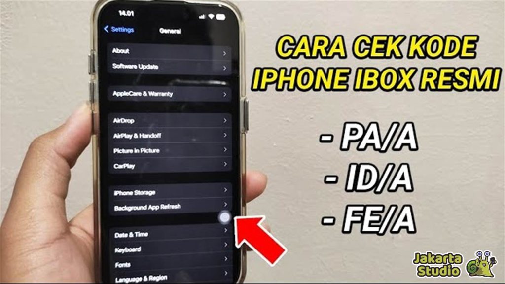 Jenis Kode Garansi iPhone