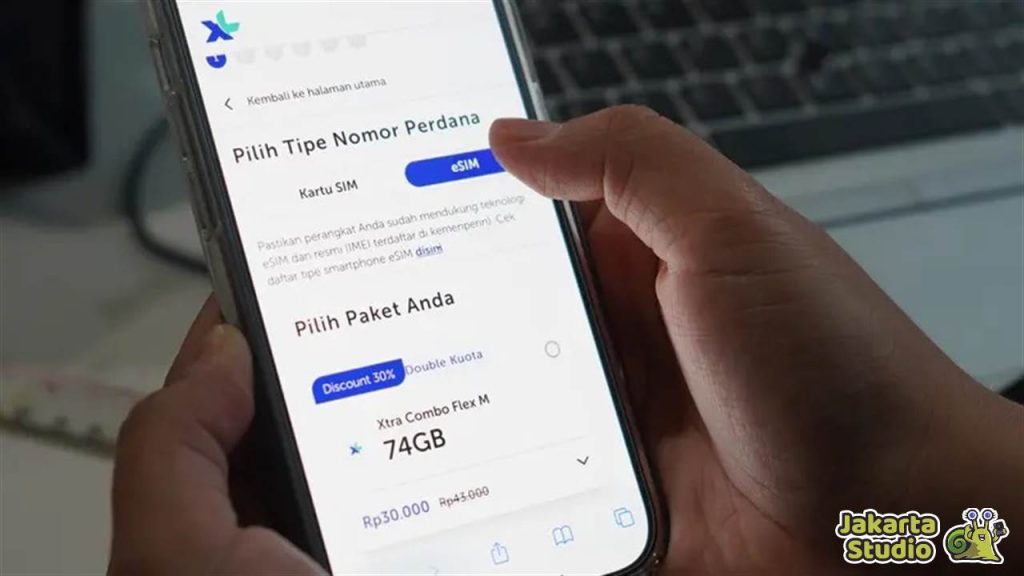 Cara Isi Pulsa eSIM