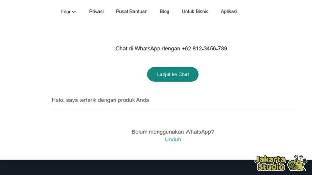 Cara Membuat Link WA Otomatis
