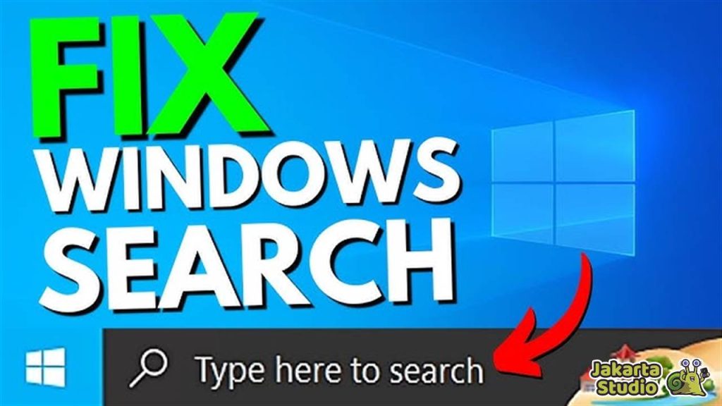 Solusi Search Windows Error