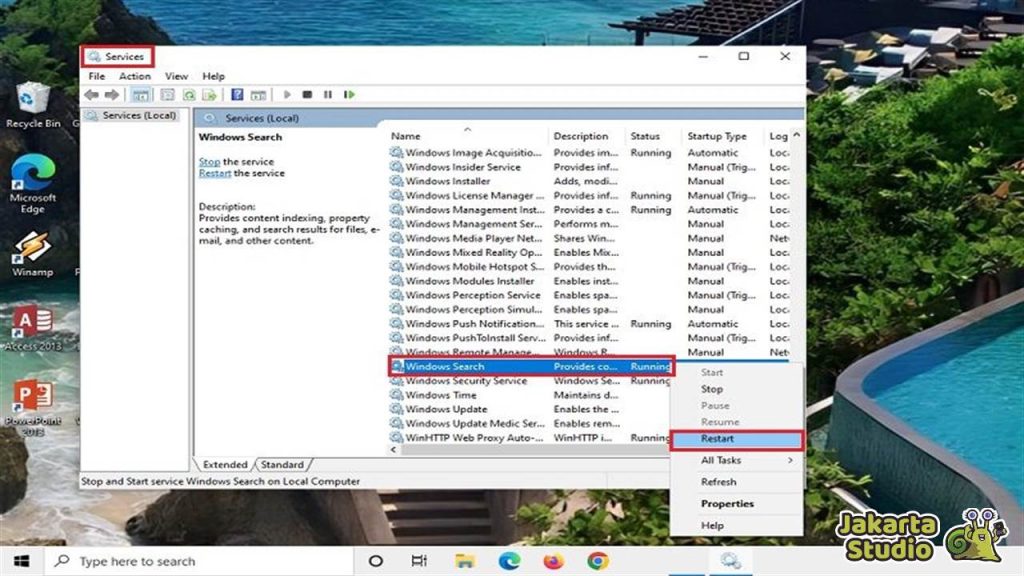 Solusi Search Windows Error