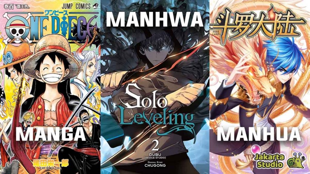 Perbedaan Manga, Manhwa dan Manhua