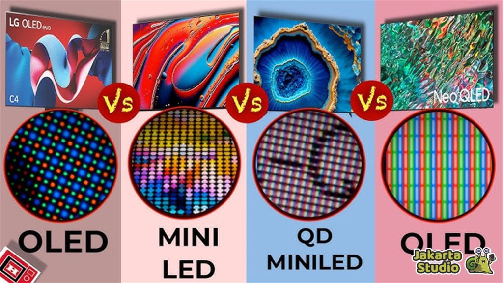 Perbedaan TV OLED, QLED dan QNED