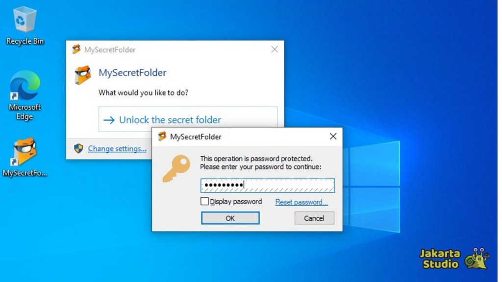 5. Menggunakan Aplikasi Folder Lock