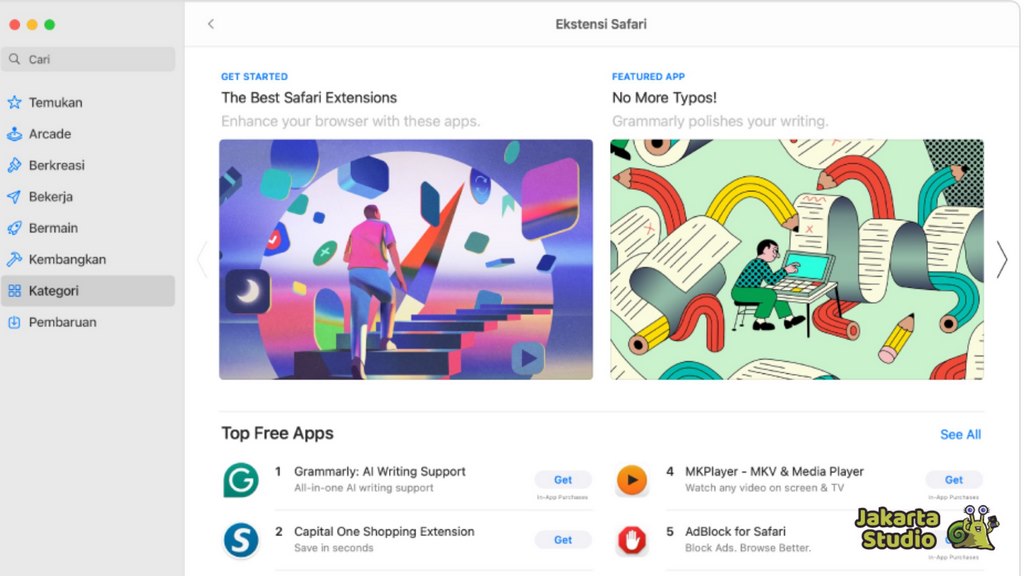 App Store (Khusus Mac)
