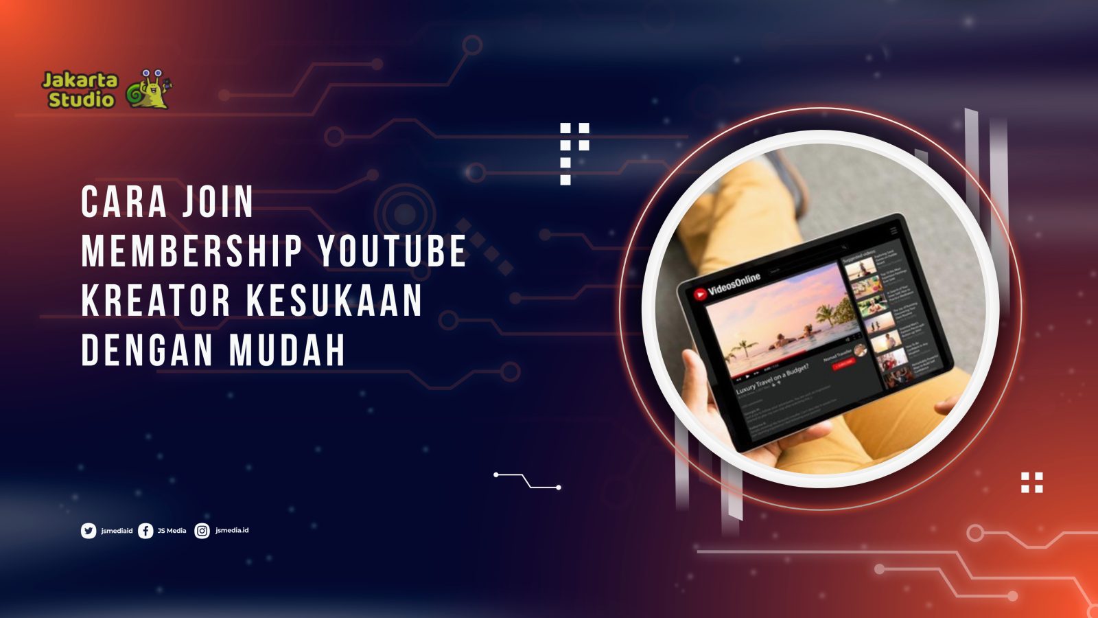 Cara Join Membership YouTube
