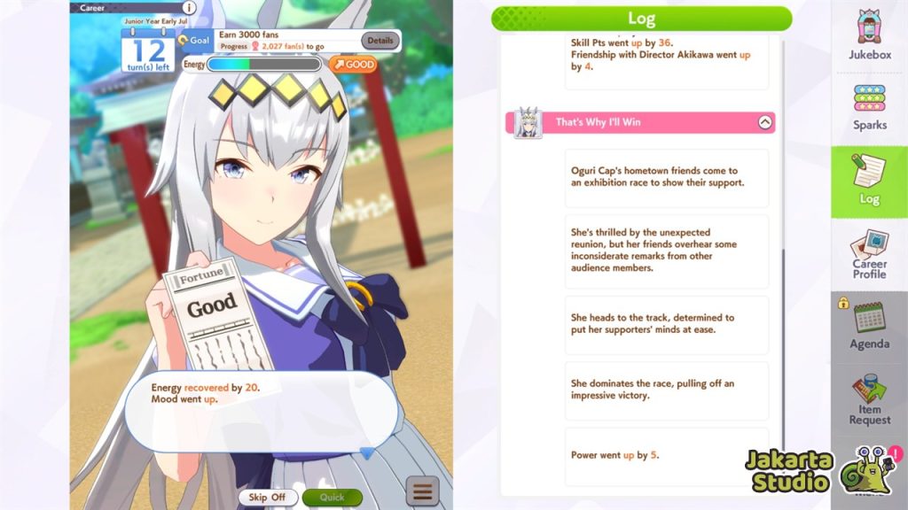 Cara Kerja Mood Umamusume