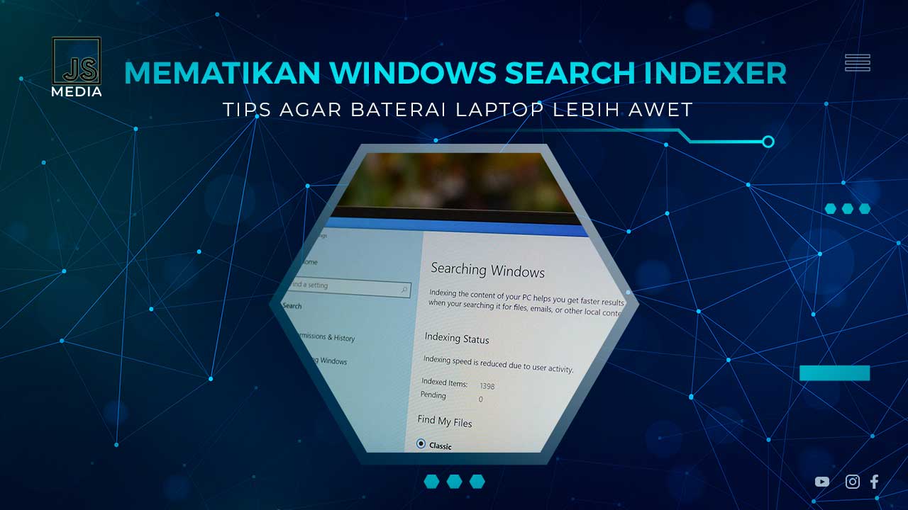 Cara Mematikan Windows Search Indexer