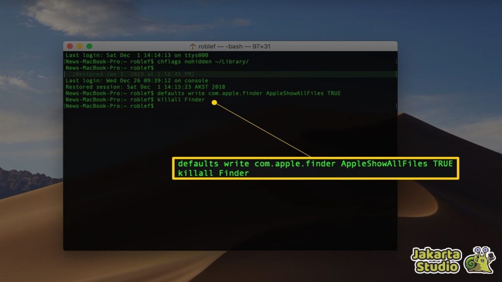 Cara Menampilkan File Tersembunyi di M acbook