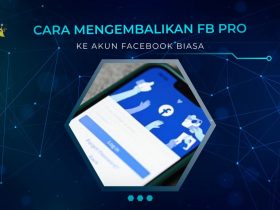 Cara Mengembalikan FB Pro ke Akun Facebook Biasa